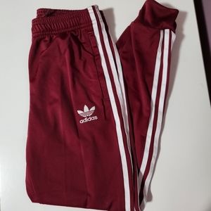 🌸3/$45! NWOT Women's Red Adidas Track Pants - Size Small